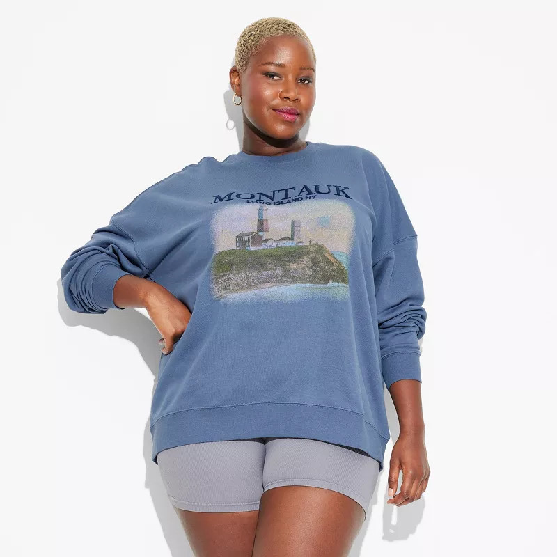 Women's Oversized Graphic Sweatshirt - Wild Fable™ | Target