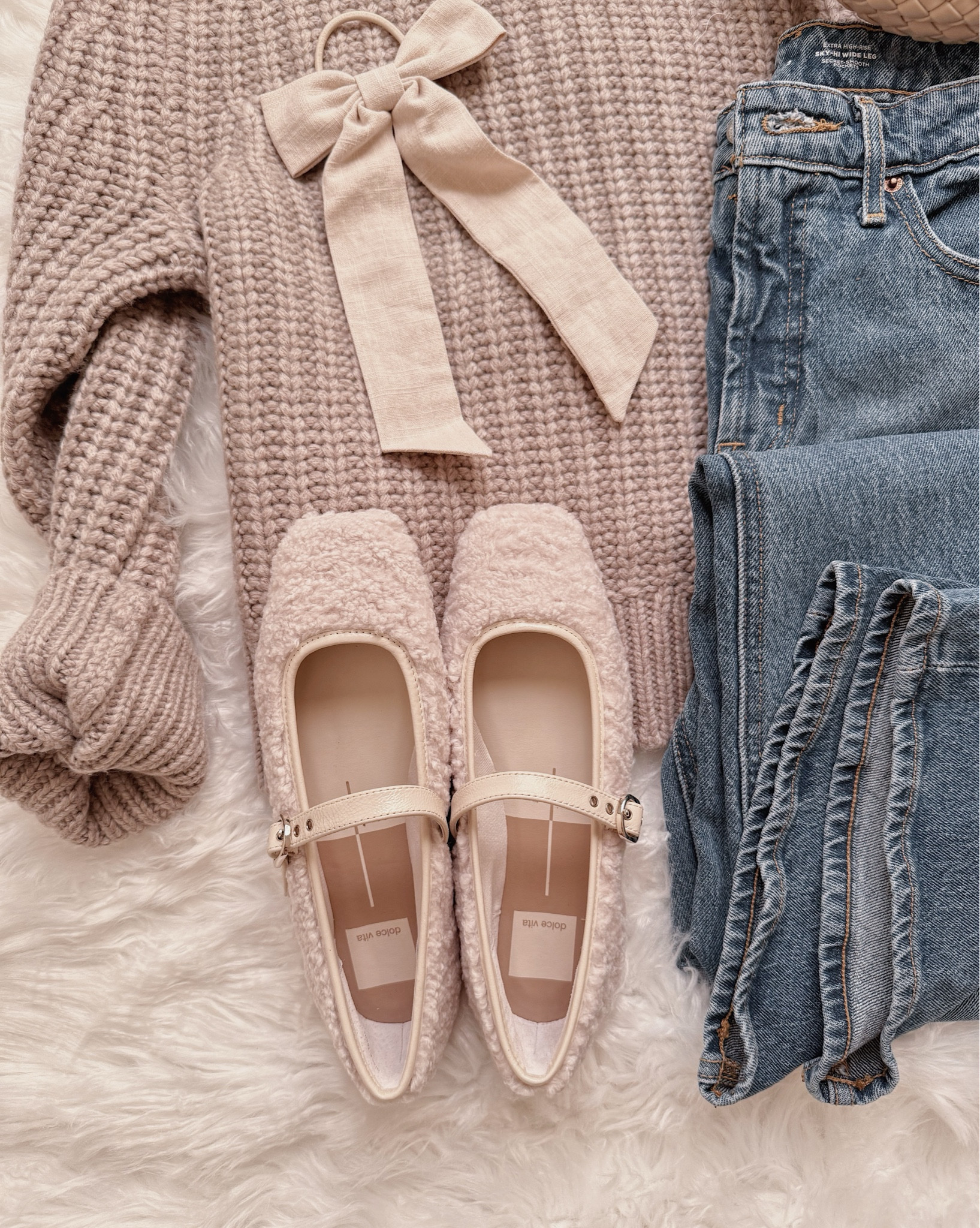 These ballet flats have a plush, almost Sherpa, texture to them. They’re amazing with jeans and the neutral color way fits with any sweater or top!

Sunset and stilettos, fall workwear, shoe crush 

#LTKSeasonal #LTKWorkwear #LTKStyleTip