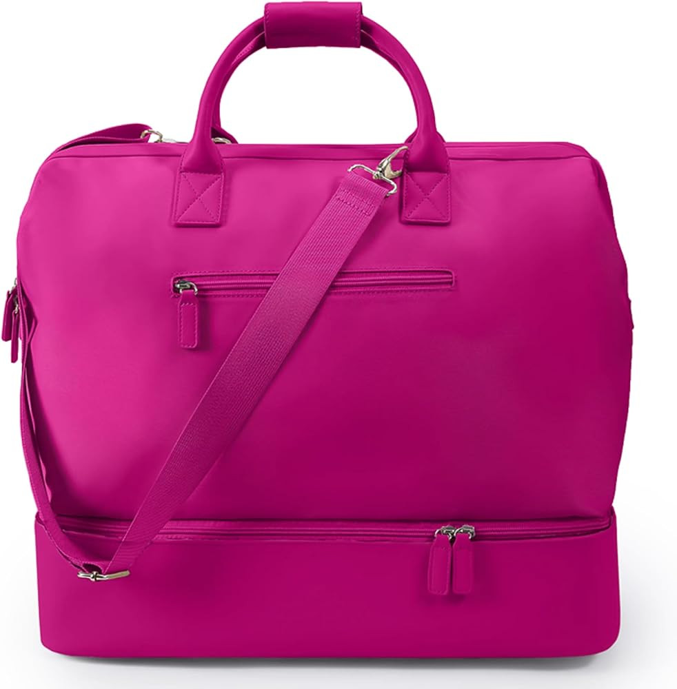 NOBL Travel Weekender Bag for Women & Men, Large Duffel Carry-On Tote with Trolley Sleeve, Separa... | Amazon (US)