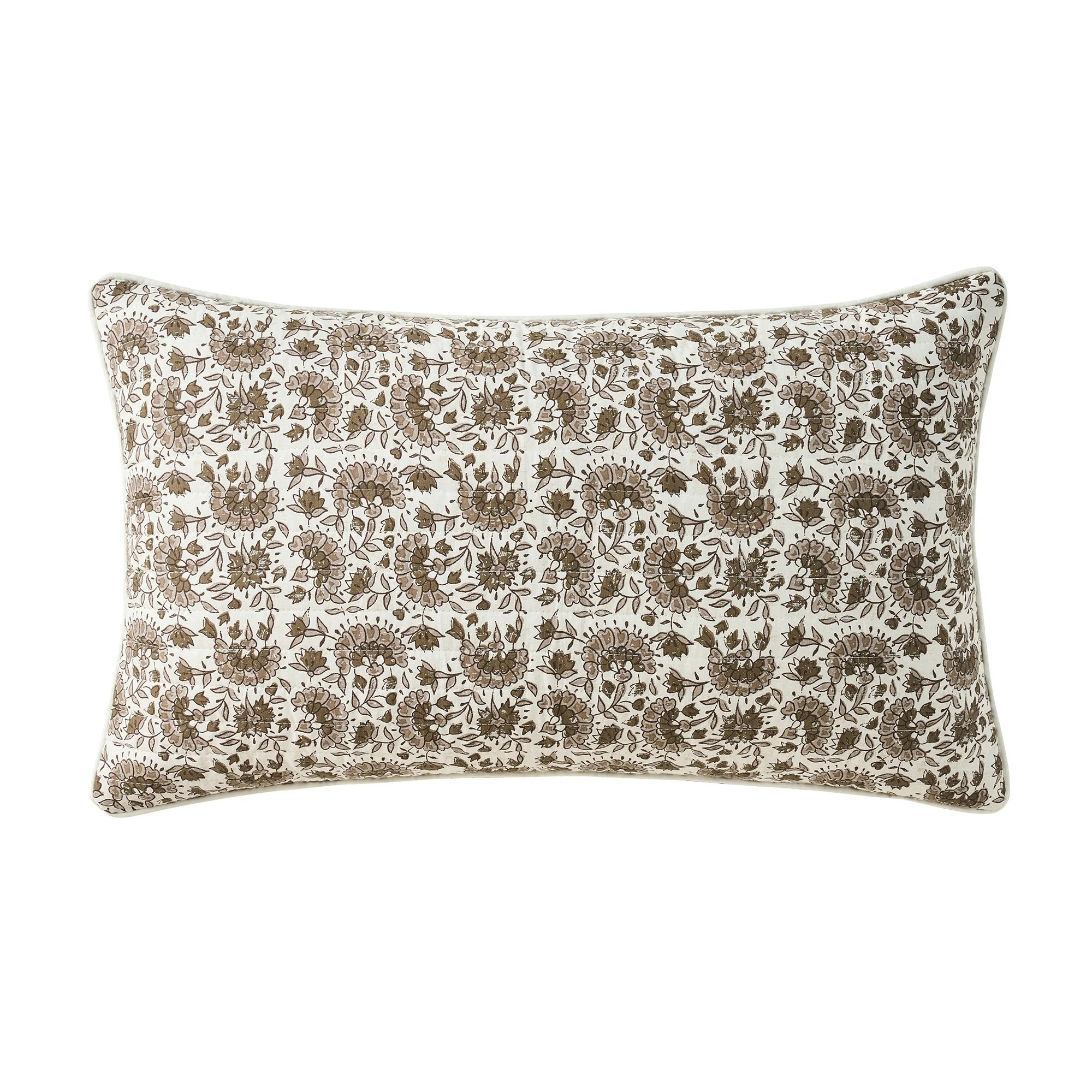 My Texas House 14" x 24" Dahlia Ivory Reversible Decorative Pillow Cover | Walmart (US)