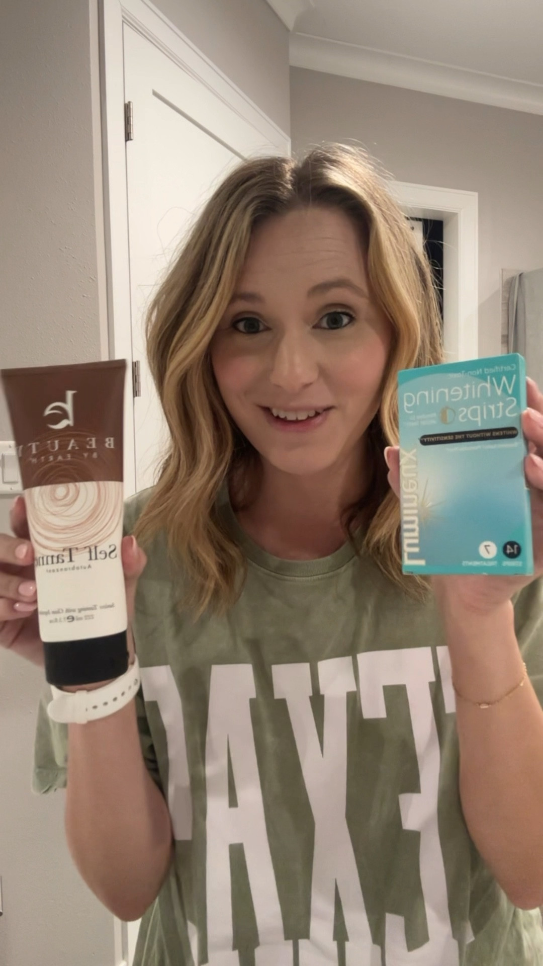 Two self care items in the Amazon Spring Sale!!

Sunless Tanning Lotion
Self tanner
Teeth whitener 
Teeth whitening 

#LTKBeauty #LTKFindsUnder50 #LTKSaleAlert