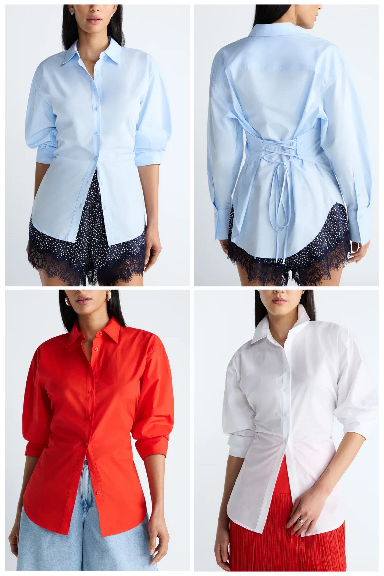 Walmart new arrival, button up top with lace up back 

#LTKootd #LTKmomlife #LTKWorkwear