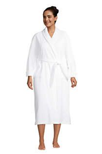 Women's Plus Size Cotton Terry Long Spa Bath Robe | Lands' End (US)