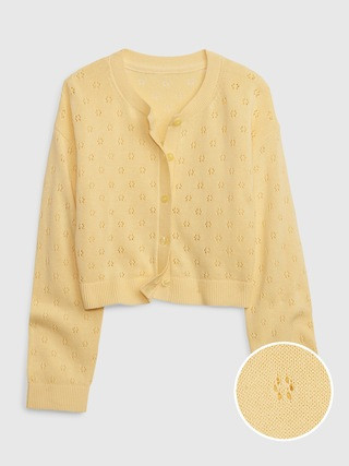 Kids Pointelle Cardigan | Gap (US)
