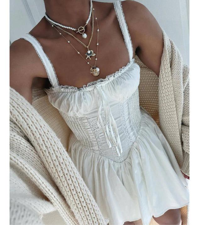 So Darling Woven Drop-Waist Skater Dress | Windsor Stores