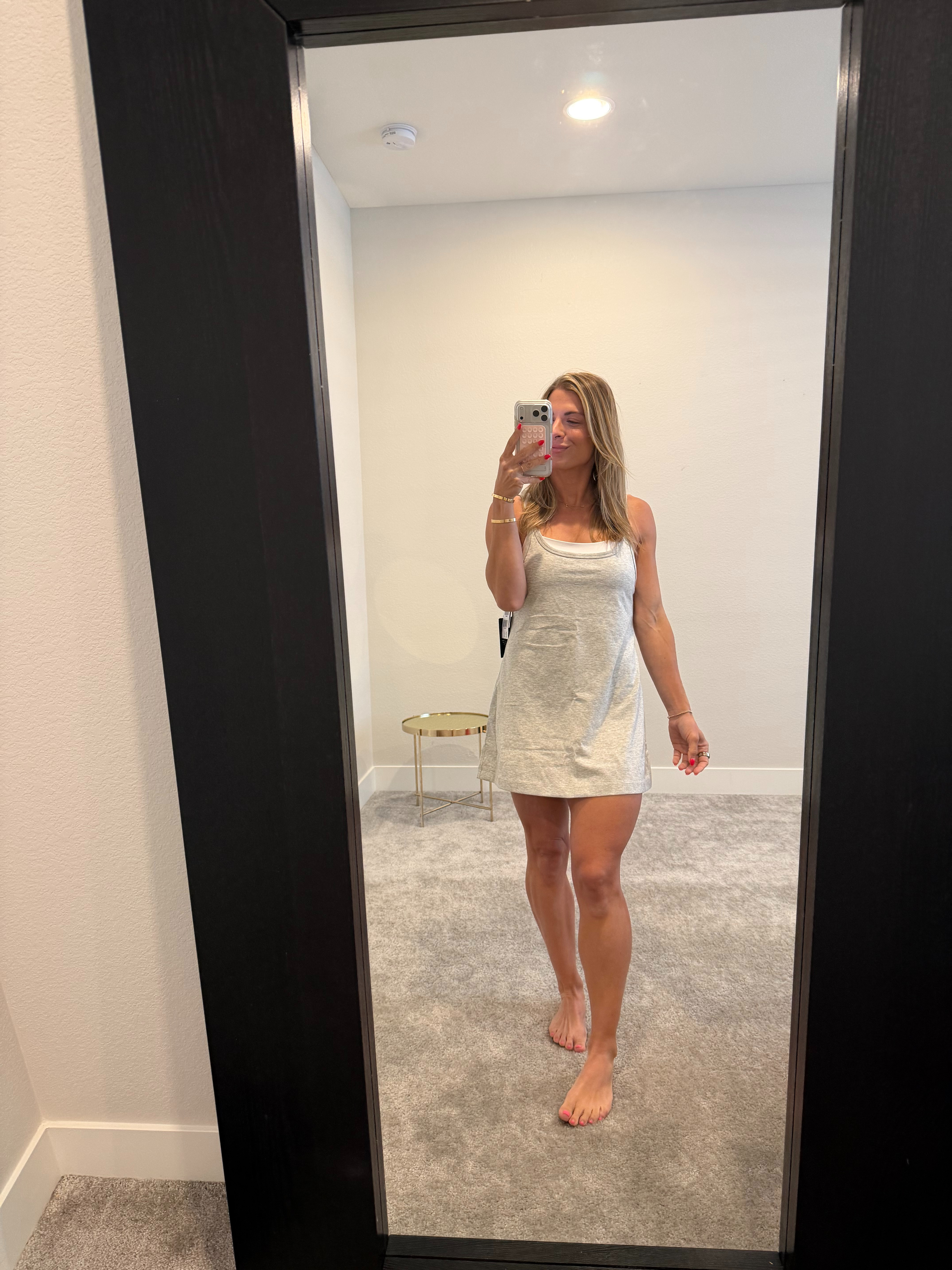 This active mini dress keeps up with every plan on my calendar. Lightweight, flattering, and the easiest throw on piece for everyday summer style. ☀️🤍👟 #Abercrombie #ActiveDress #MiniDress #Athleisure #SummerStyle #CasualOutfit #EverydayStyle #OOTD #ComfortStyle #WeekendWear
 

 #LTKootd #LTKActive