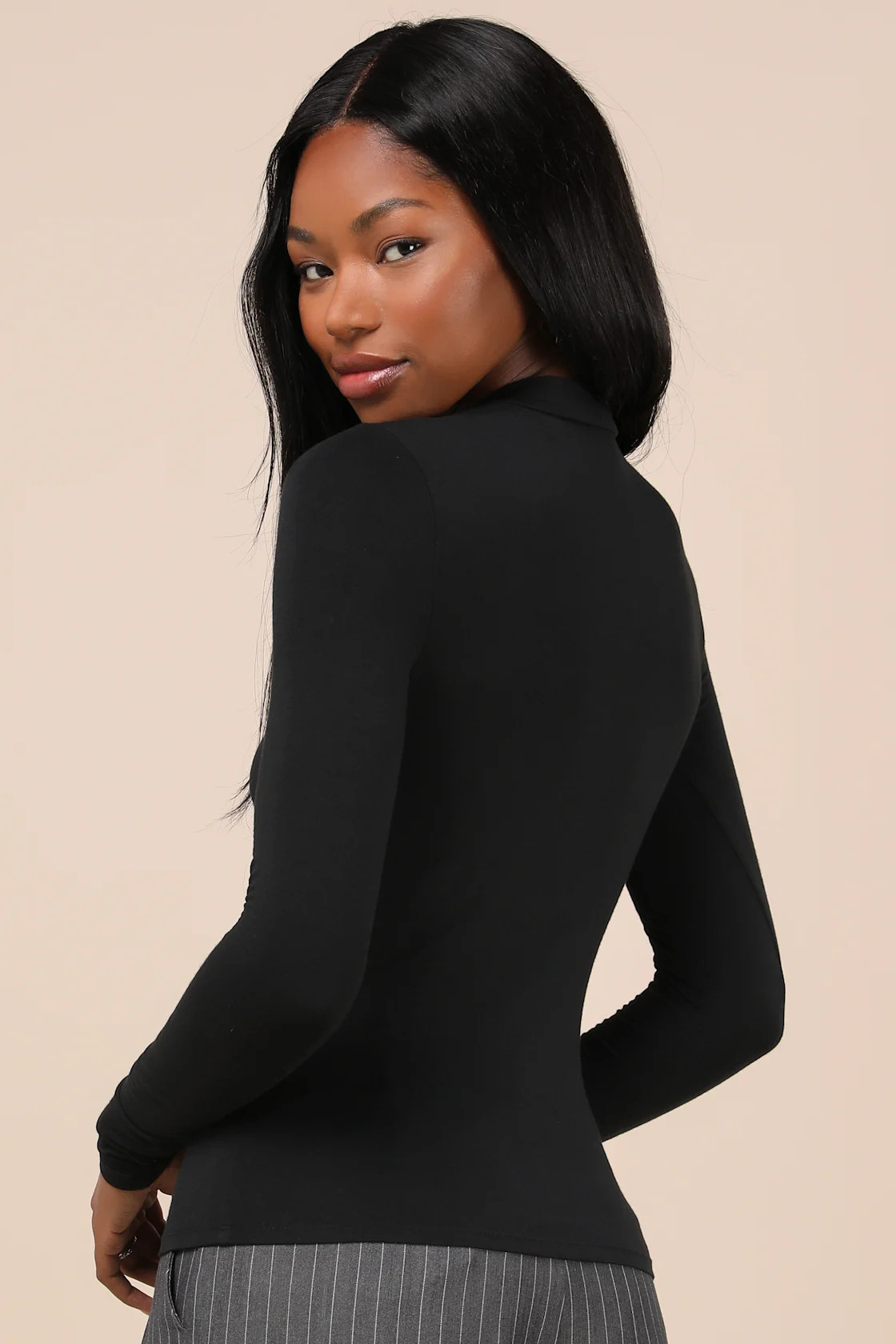 Anything is Posh-ible Black Top | Lulus