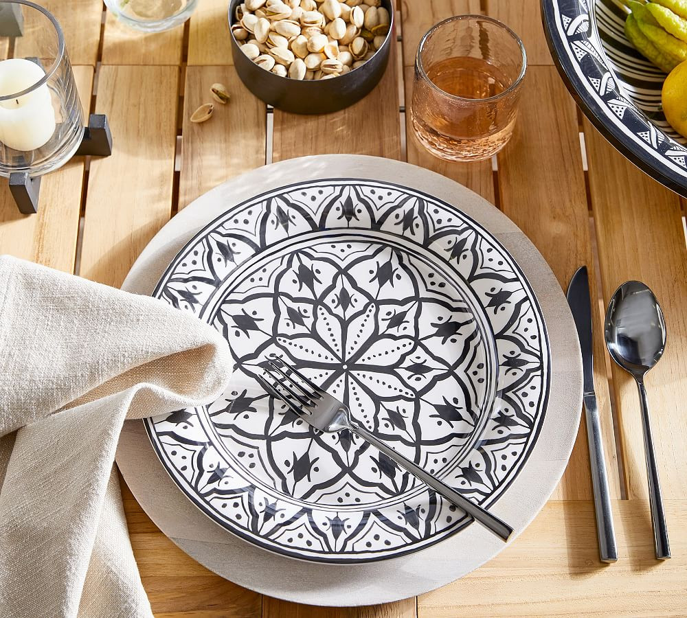 Marrakesh Melamine Dinner Plates - Set of 4 | Pottery Barn (US)