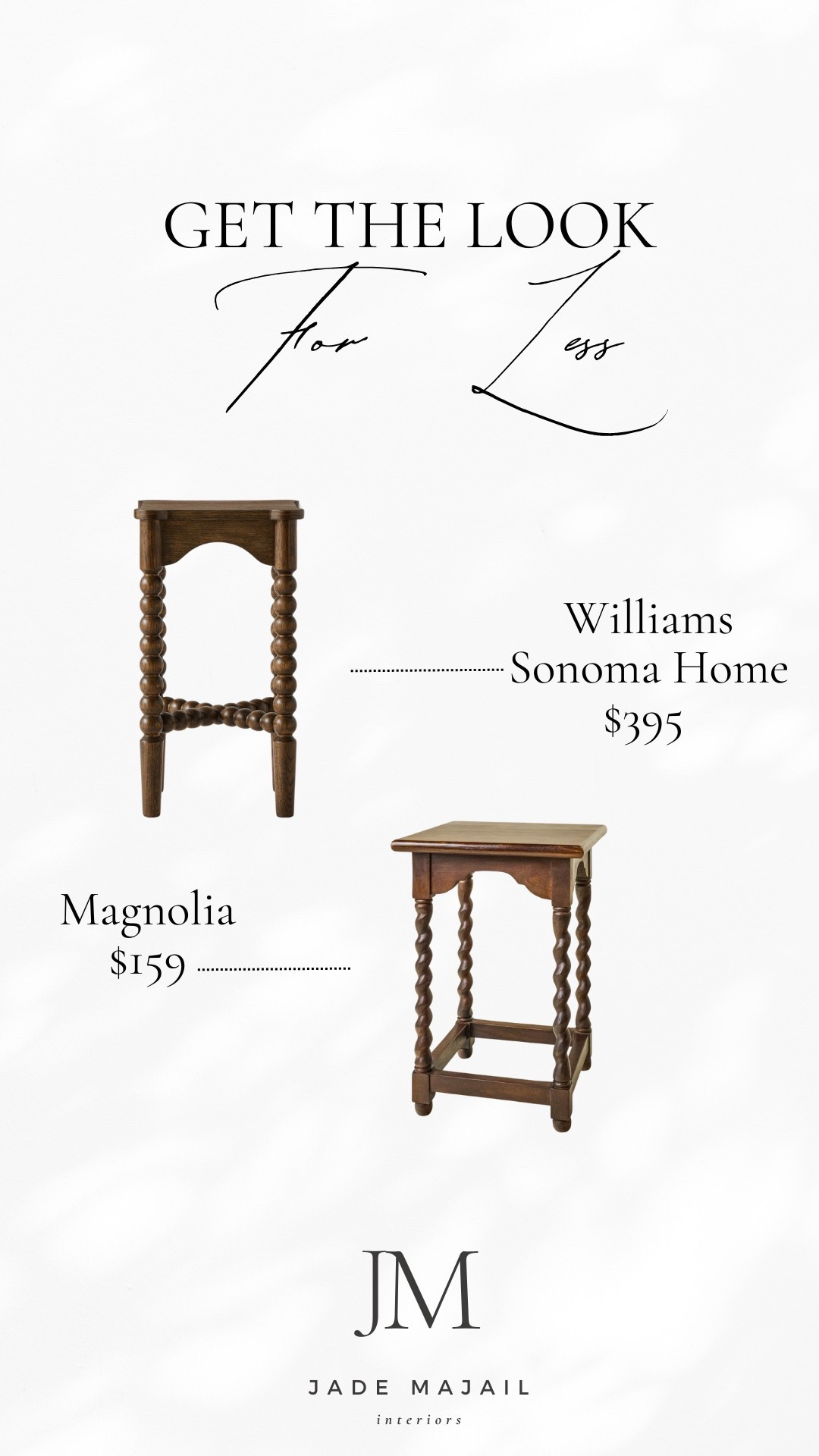 Found a great dupe for the Williams Sonoma Home Spindle Accent/side Table! 

#LTKHome