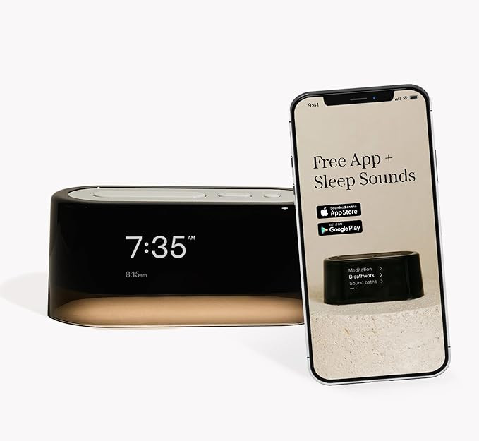 Loftie Alarm Clock - Bluetooth with Speaker for Custom, Wellness Content, White Noise, and Nature... | Amazon (US)