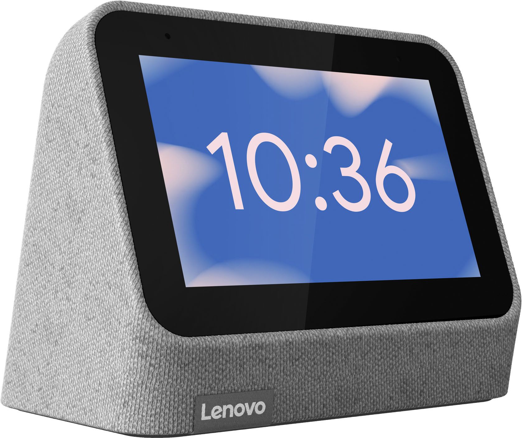 Lenovo Smart Clock (2nd Gen) 4" Smart Display with Google Assistant Heather Grey ZA970008US - Bes... | Best Buy U.S.