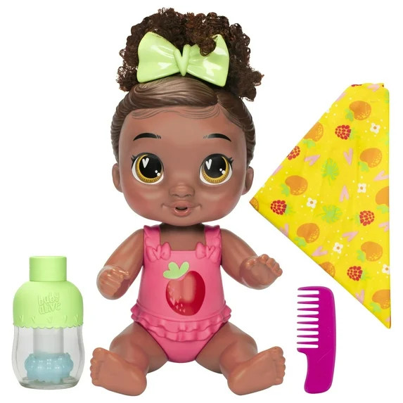 Baby Alive Shampoo Snuggle Berry Boo Black Hair Water Baby Doll | Walmart (US)