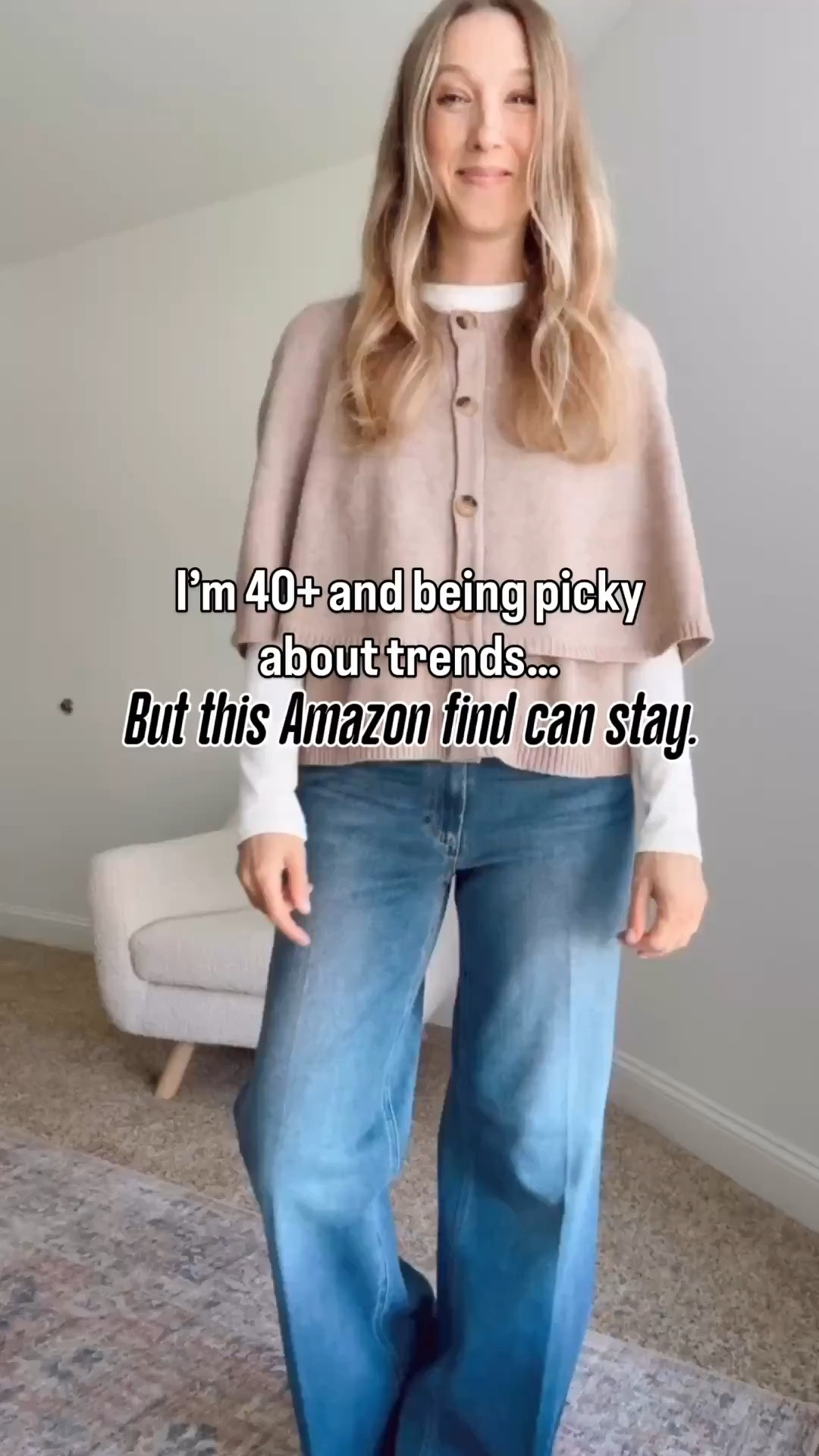 I’m picky about trends but this Amazon poncho is one I’ll keep wearing.

Sunsets and Stilettos Amazon poncho fall poncho outfit Amazon fashion finds fall fashion over 40 chic poncho outfit cozy fall outfit neutral fall style Amazon outfits layering pieces fall wardrobe essentials casual fall outfits

#LTKWorkwear #LTKOver40 #LTKSeasonal