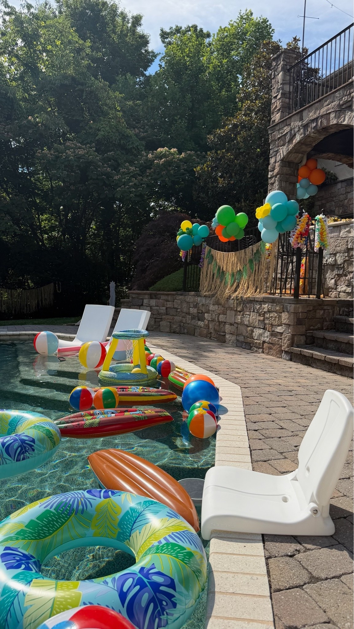 All the pool things for luau! 🌺

#LTKdayinmylife #LTKKids #LTKHome