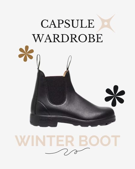 Winter capsule wardrobe // winter closet staple // core wardrobe item // Chelsea boot // under $200

#LTKSeasonal