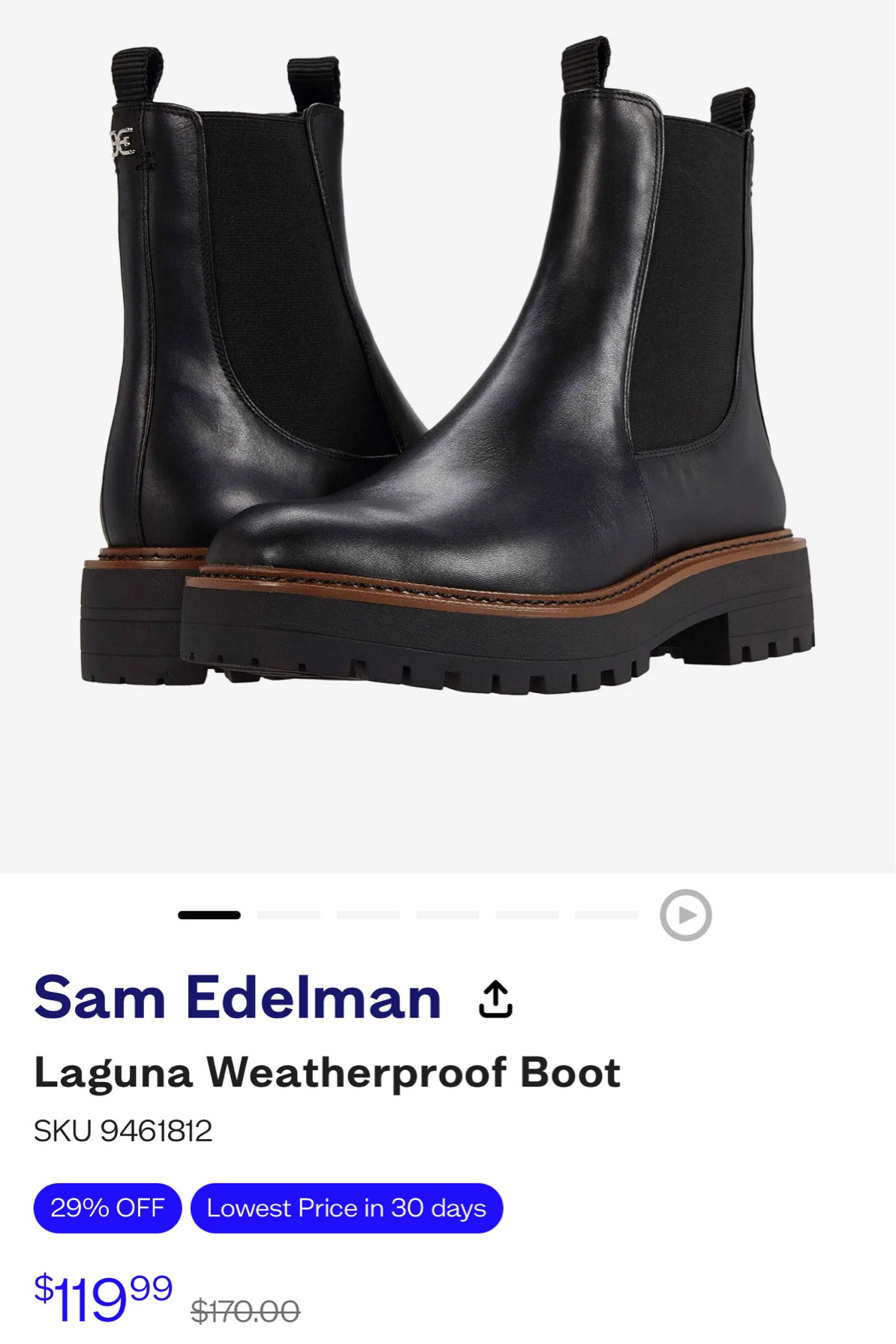These Sam Edelman Laguna Chelsea  boots are so cute and on sale! Perfect gift this season 🎁

#LTKsalealert #LTKGiftGuide #LTKshoecrush