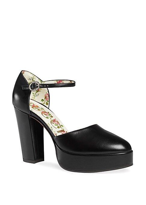 Leather Platform Pumps | Saks Fifth Avenue