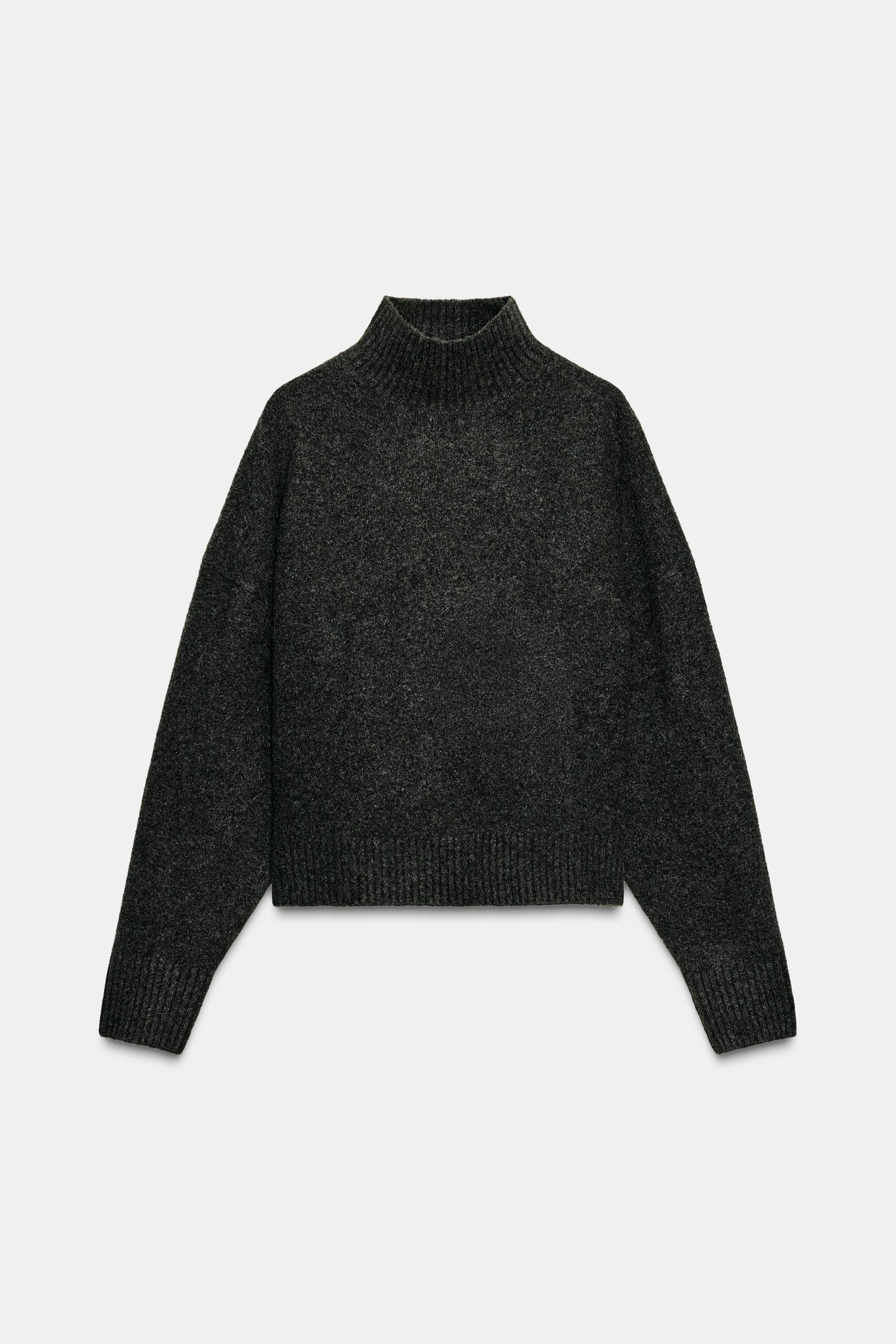 SOFT KNIT HIGH NECK JUMPER | Zara US