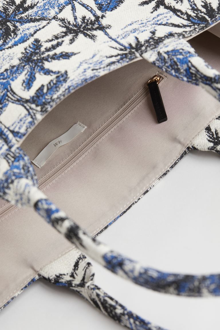 Jacquard-weave handbag | H&M (UK, MY, IN, SG, PH, TW, HK)