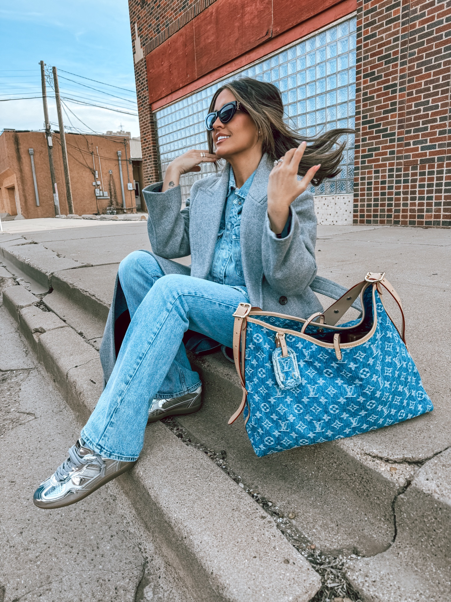 Similar denim bag under $500