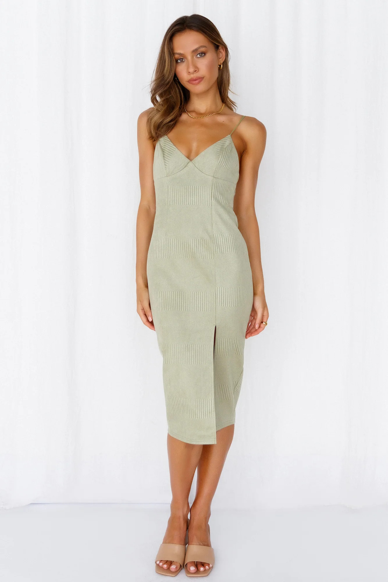 Special Day Midi Dress Sage | Hello Molly (AU)