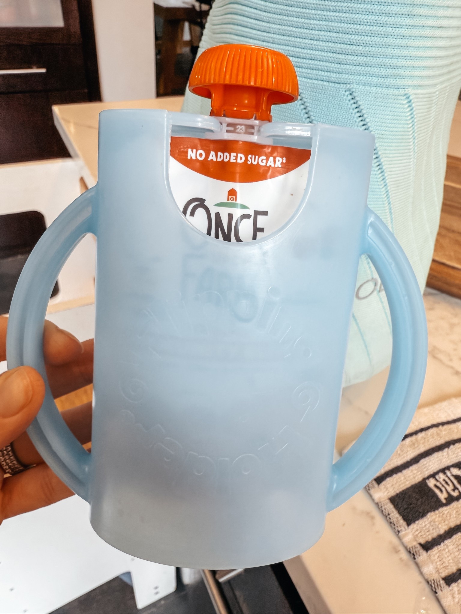 Best invention for less spills and pouches. Especially for your toddlers you can use for juice boxes as well  

#LTKFamily #LTKActive #LTKKids