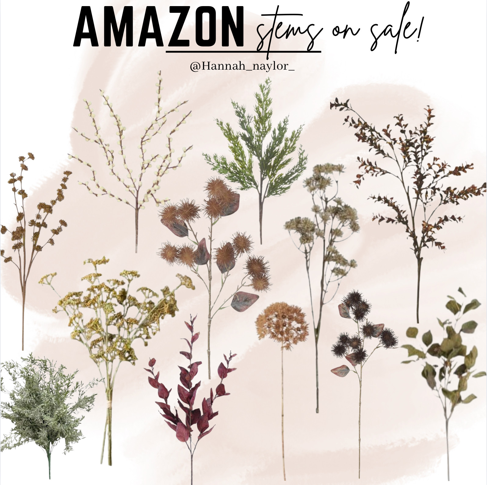 New Amazon home finds! I love these stems for their natural and organic look. They are all currently on sale 60% off!!!! Gear up for after the holidays refresh! #amazon #amazonhomedecor #ifounditonamazon 

 

#LTKU #LTKHome #LTKSaleAlert
