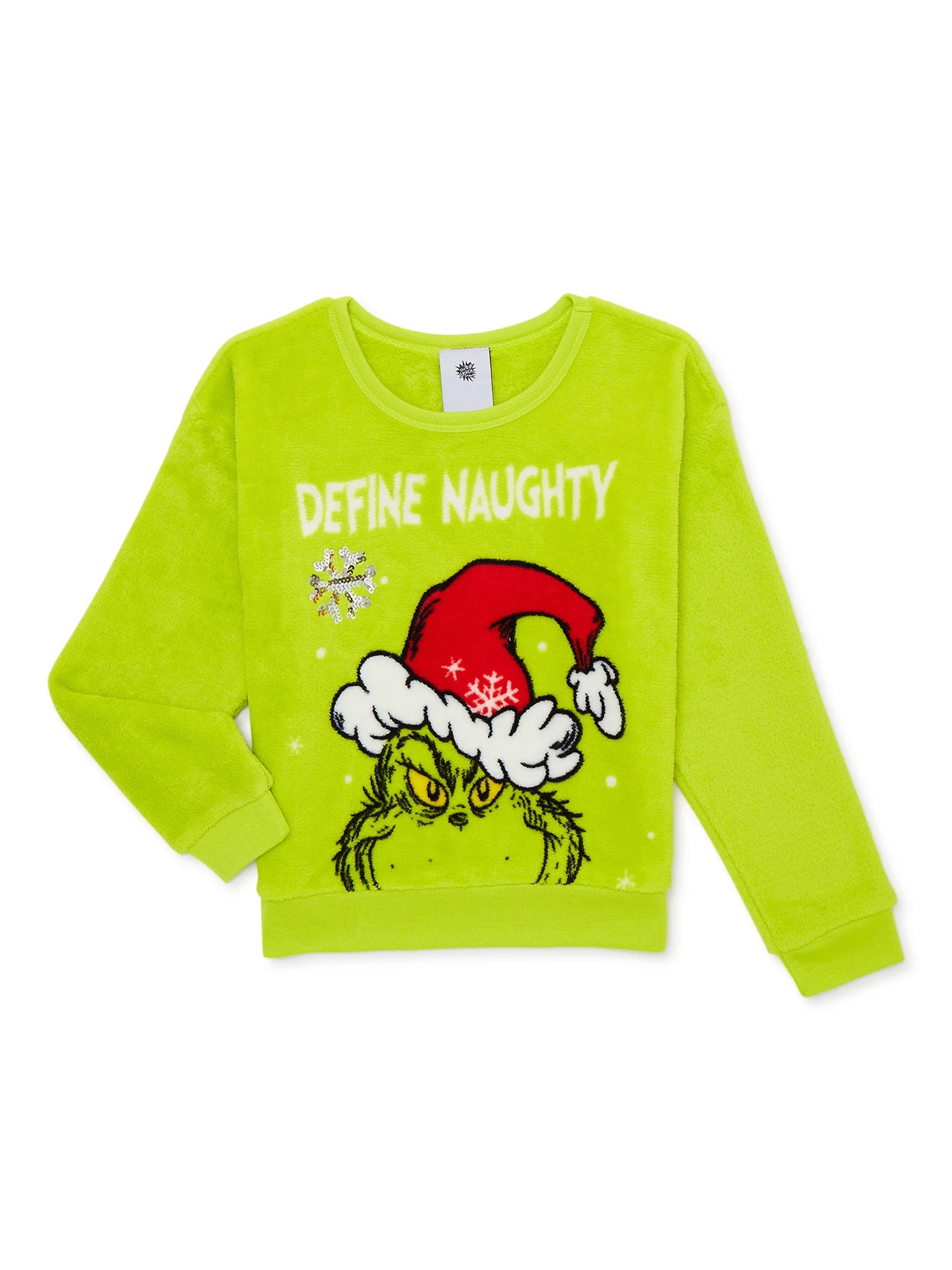 Grinch Girls Fleece Pullover Sweatshirt, Sizes 4-16 | Walmart (US)