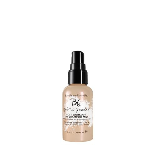 Bumble and bumble. Prêt-à-powder Post Workout Non-Aerosol Dry Shampoo Hair Mist | Cleanses Sweaty Hair + Eliminates Odor | Curly, Wavy, Straight, Mini Travel Size, 1.5 Fl Oz | Amazon (US)