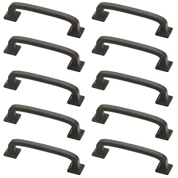 Franklin Brass 10pk 3" Lombard Pull Soft Iron Gray | Target