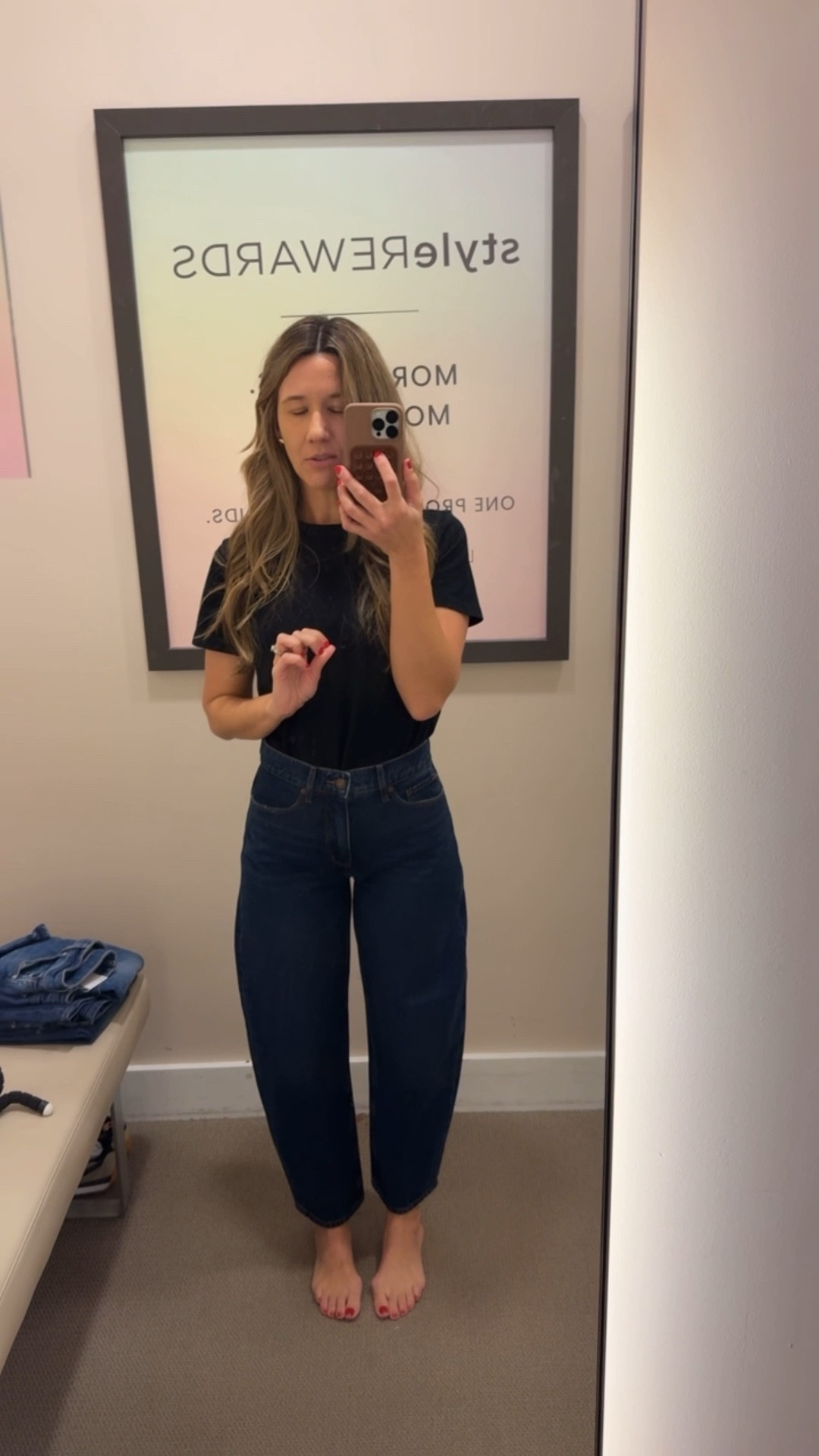 Just not a fan of barrel jeans
LOFT 50% off everything ❄️ $29 dresses - $59 outerwear 🖤 holiday party outfit, new years eve outfit Europe, cozy travel outfit, holiday outfits women's, jeans 👖 

#LTKSeasonal #LTKSaleAlert #LTKFindsUnder100