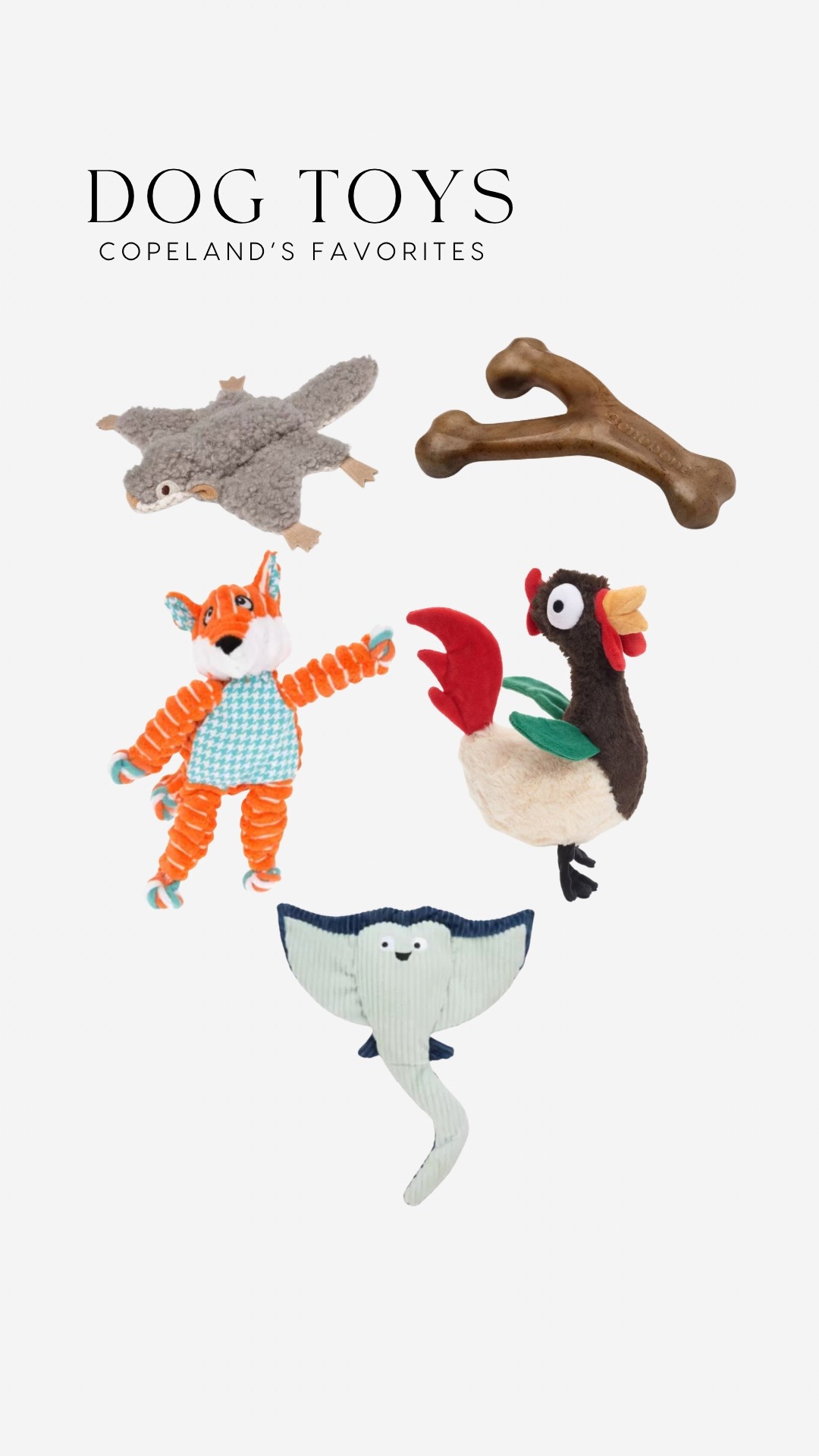 Sharing some of Copeland’s favorite current toys that I find quirky and he loves lol #dogtoys #petfinds #dog #puppy