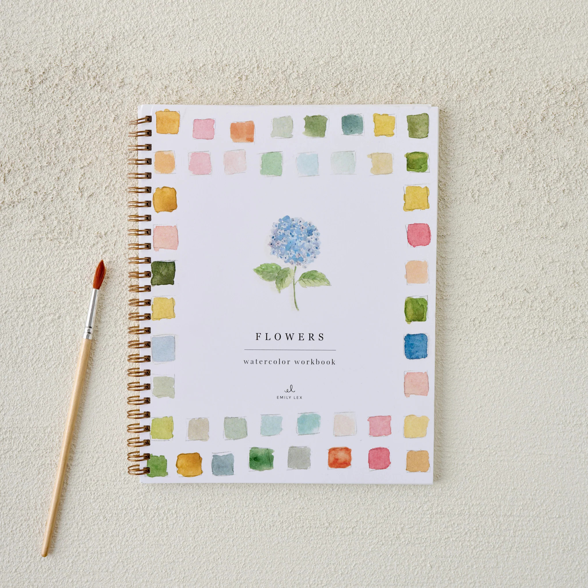 Flowers Watercolor Workbook | Magnolia