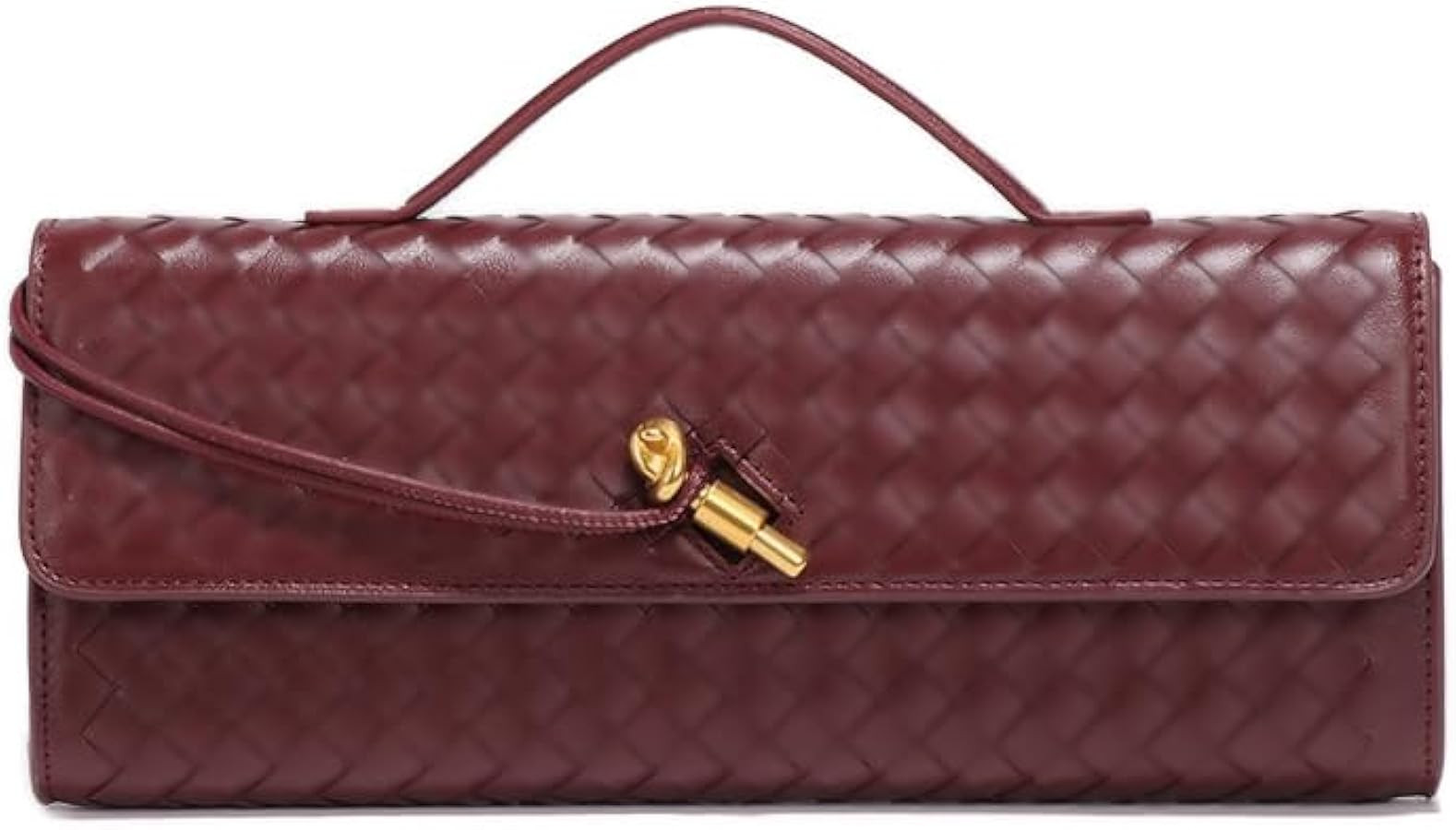 Woven Evening Clutch for Women Elegant Woven Shoulder Bag Handwoven Trendy Crossbody Handbag Purs... | Amazon (US)