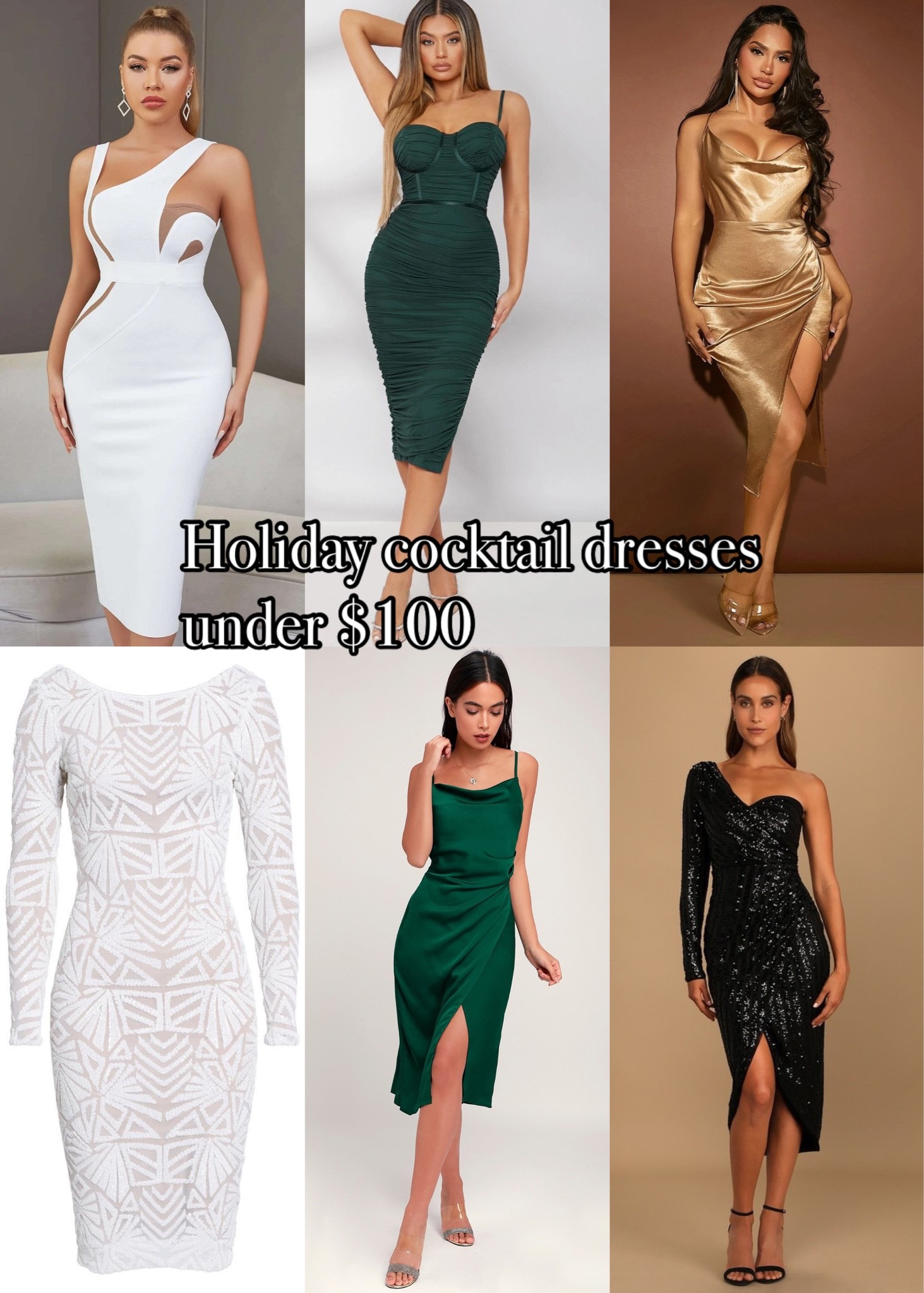 Prepping for the upcoming holiday perry season? Check out these cocktail dresses, all under $100 #holidaydress

#LTKHoliday #LTKSeasonal #LTKunder100
