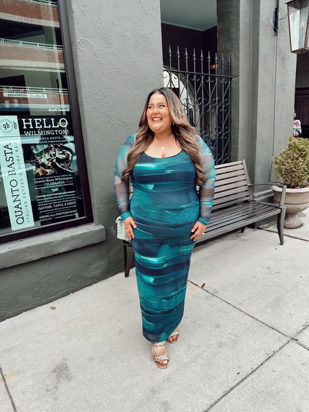 The perfect, comfy date night outfit! I love this dress from revolve, and it’s the perfect fit in a 1X! For reference, I’m typically a size 2X, but this dress has a great amount of stretch in it! 

#LTKplussize #LTKstyletip