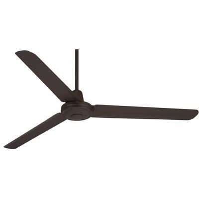 60" Casa Vieja Modern Industrial Outdoor Ceiling Fan Remote Control Oil Rubbed Bronze Damp Rated ... | Target