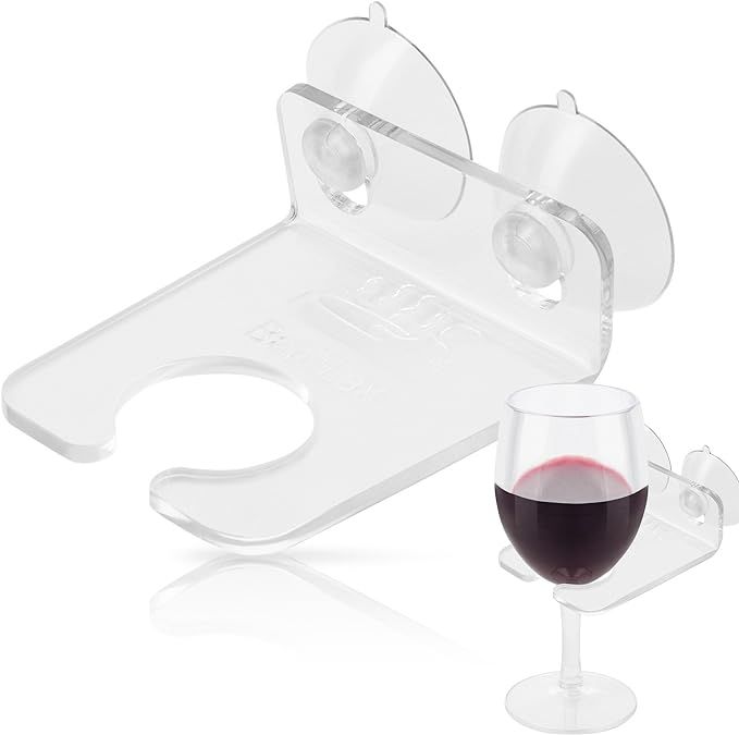 Wine Glass Bath Holder Caddy Stocking Stuffers for Her BathTub Products Shower Accessories Relax ... | Amazon (US)
