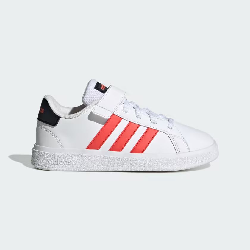 Grand Court Court Elastic Lace and Top Strap Shoes | adidas (US)