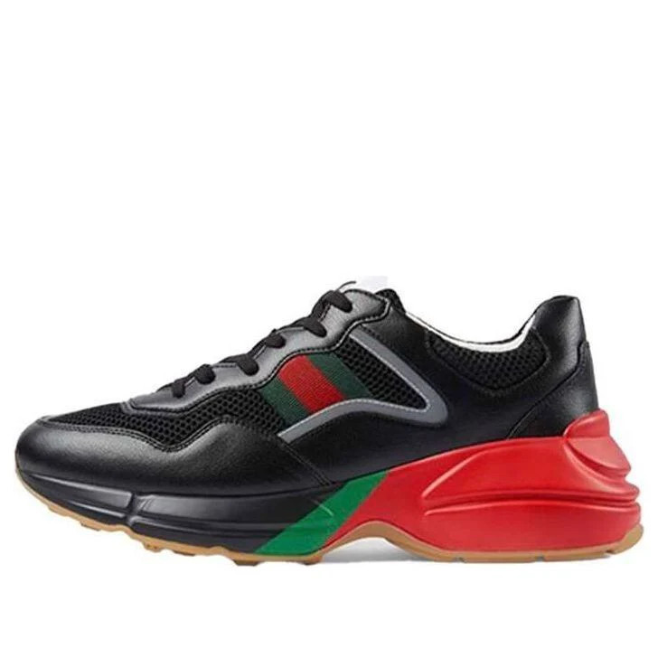 (WMNS) Gucci Rhyton 'Black Red Green Reflective' 645771-2H040-1093 | KICKS CREW