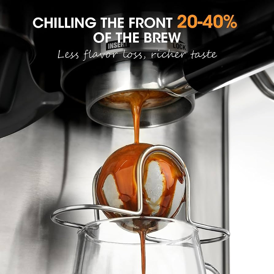 AIEVE XL Espresso Cooling Ball, 2 Pack Upgraded Large Coffee Chiller, Stainless Steel Chilling Ba... | Amazon (US)