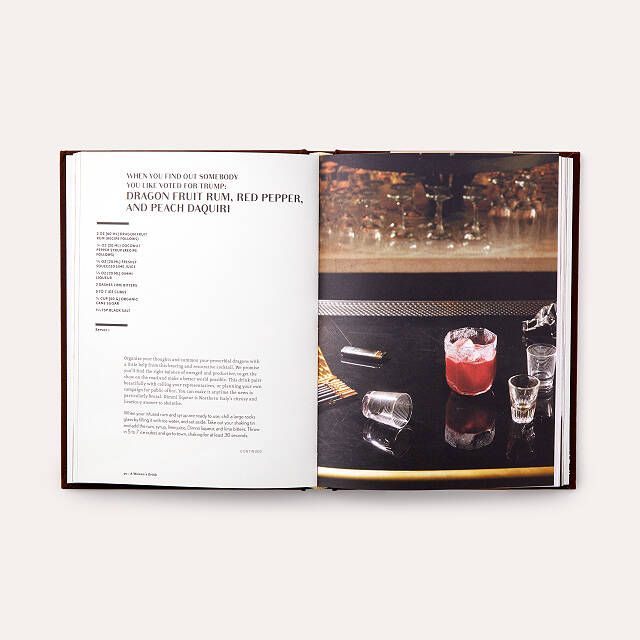 A Woman's Drink Recipe Book | UncommonGoods