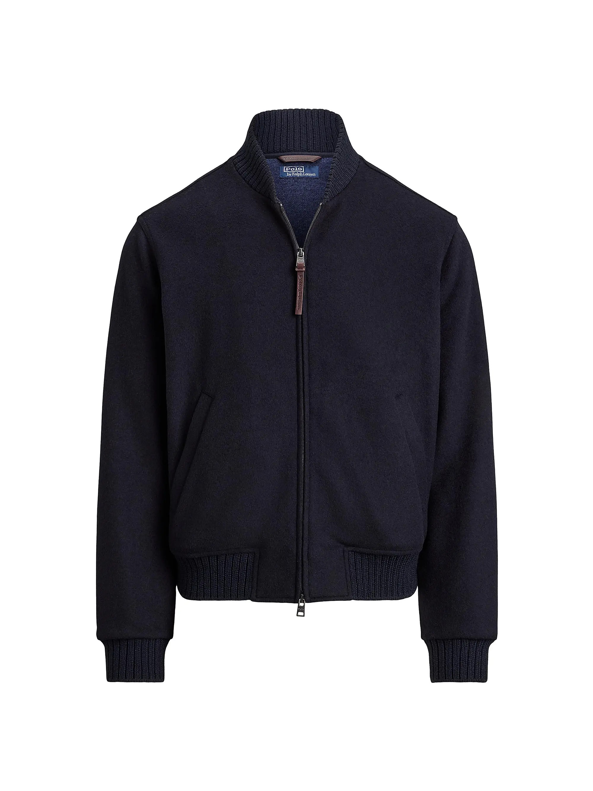 Wool-Blend Zip-Up Bomber Jacket | Saks Fifth Avenue