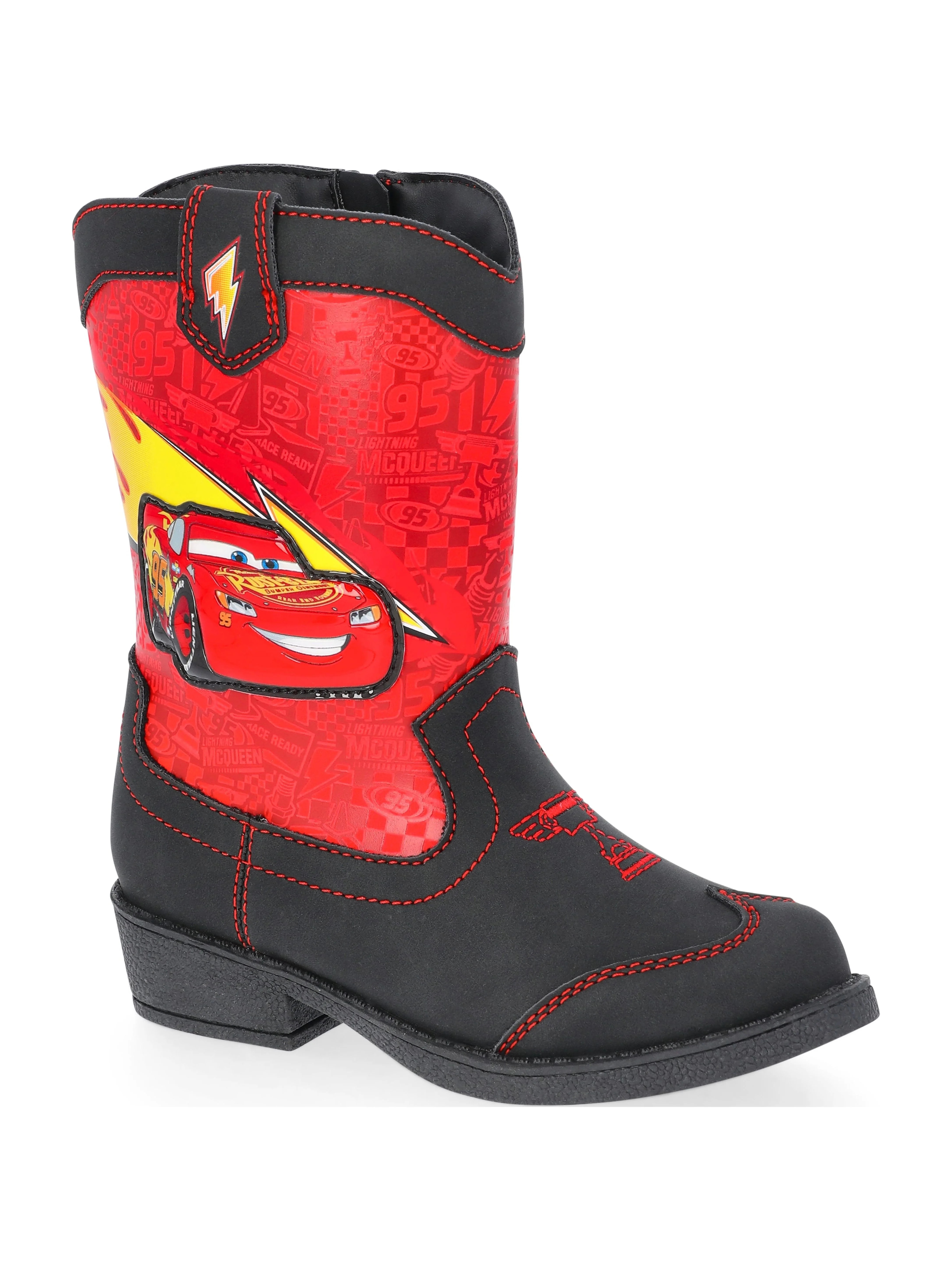 Disney Cars Toddler Boys Western Cowboy Boots | Walmart (US)