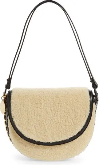 Medium Frayme Faux Shearling Shoulder Bag | Nordstrom