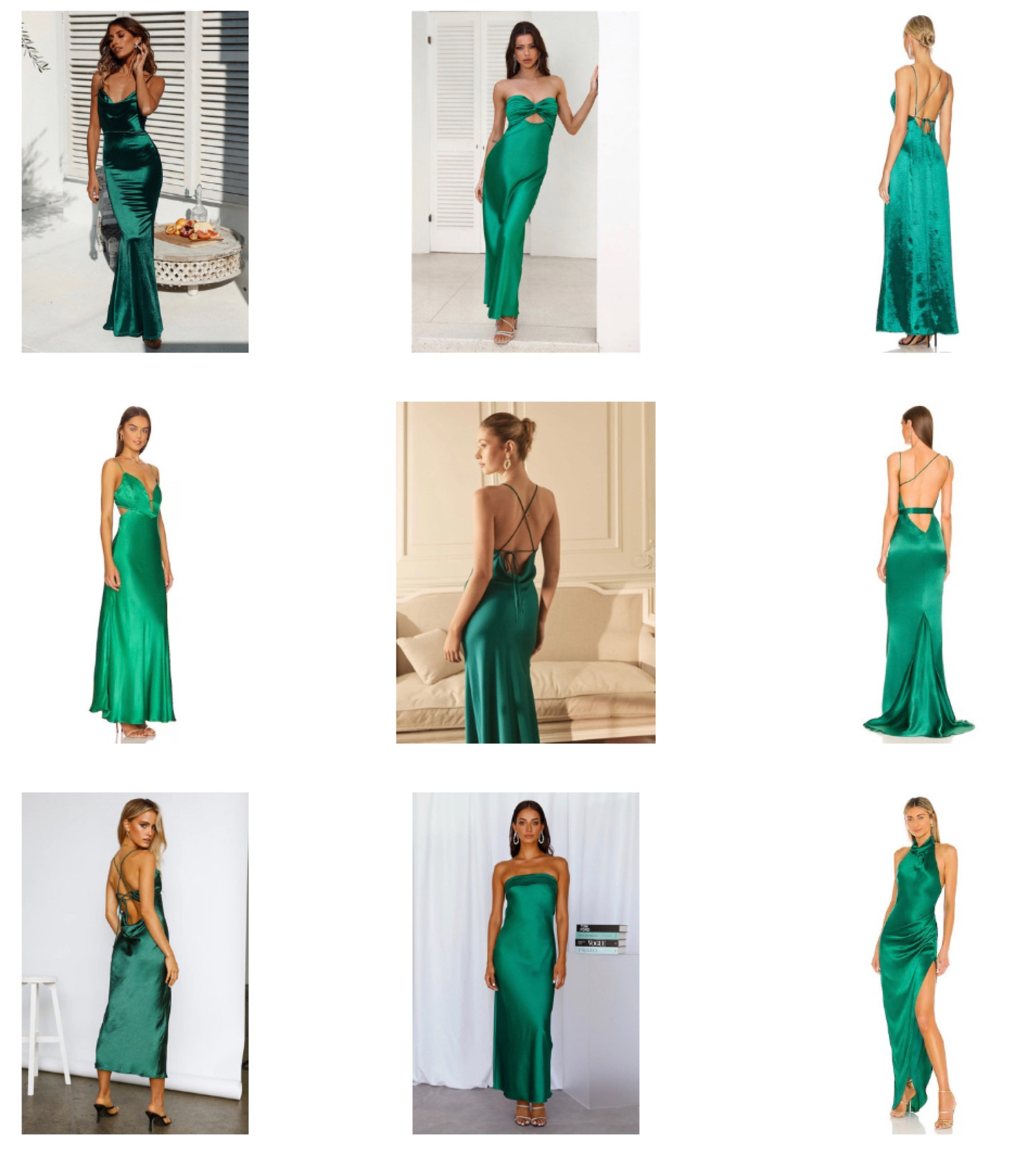 Jade Cowl Neck Backless Maxi Dress - Green - MESHKI U.S