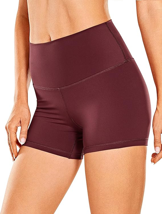 CRZ YOGA Women's Naked Feeling Biker Shorts - 3'' / 4'' / 6'' / 8'' / 10'' High Waisted Yoga Work... | Amazon (US)
