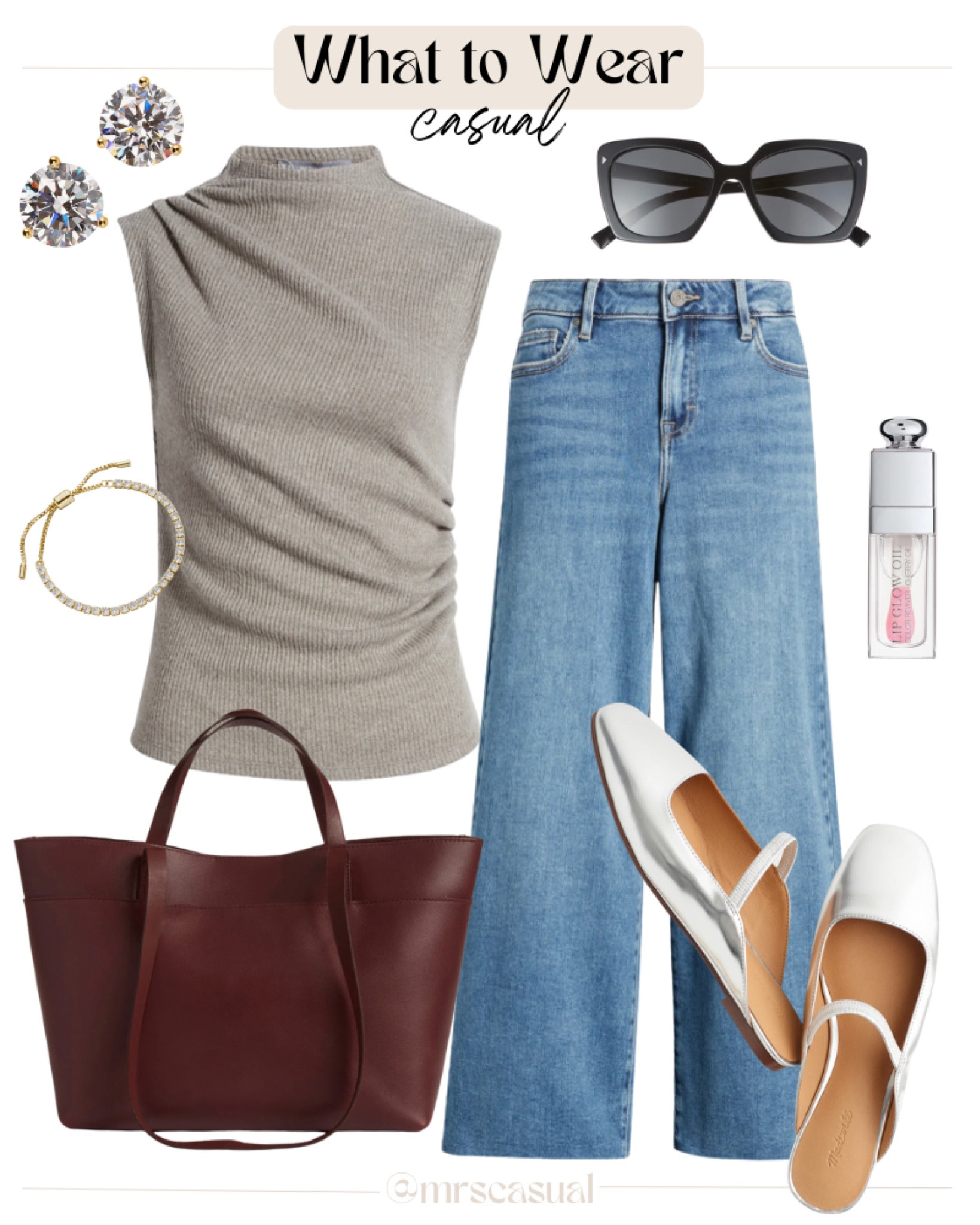 New Nordstrom arrivals. Love these wide leg jeans and top 

#LTKFindsUnder100 #LTKShoeCrush #LTKSeasonal