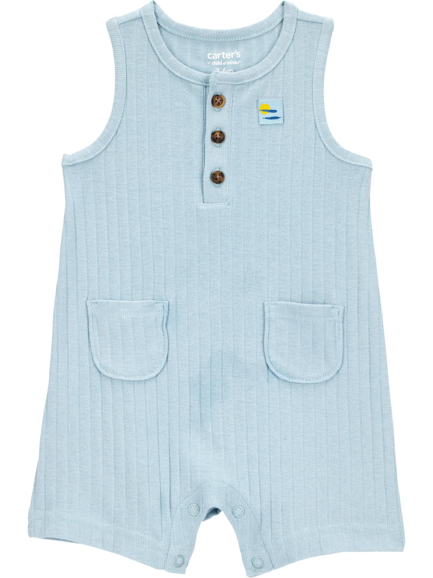 Carter's Child of Mine Baby Boy Romper, Sizes 0/3-24 Months - Walmart.com | Walmart (US)