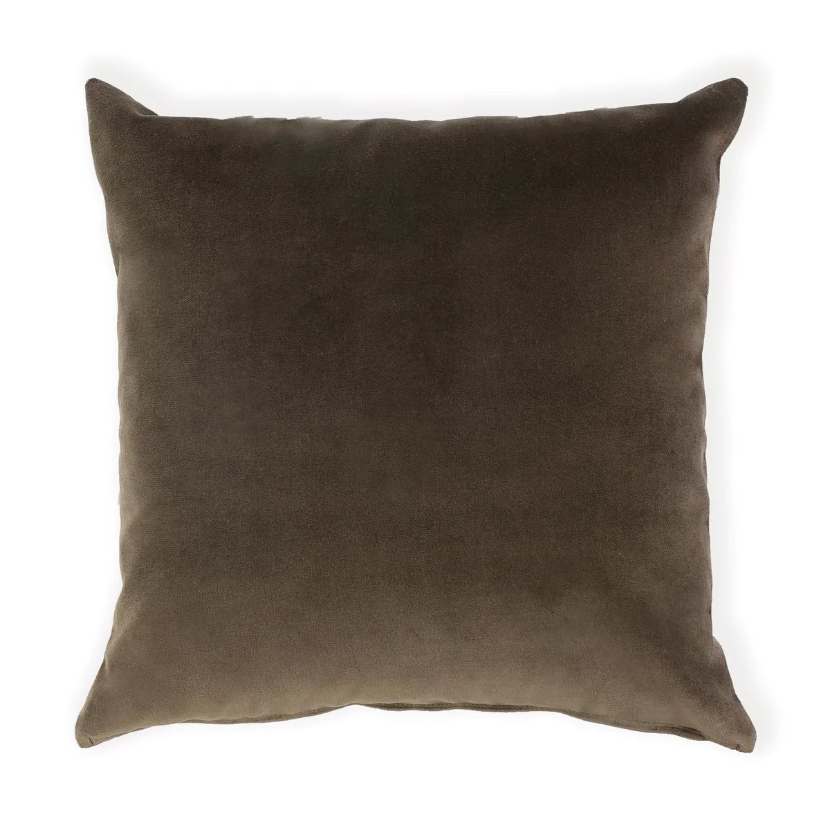 S|H Espresso Velvet Designer Pillow Cover | Stoffer Home